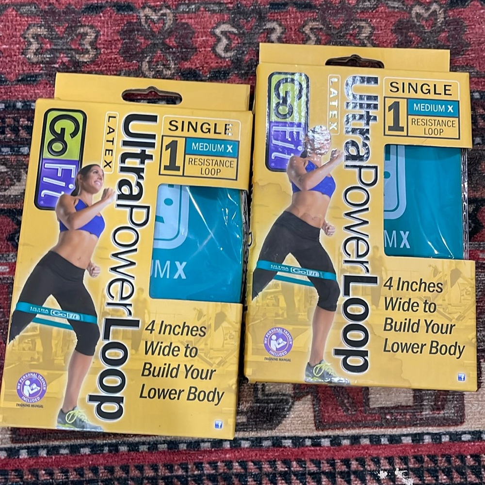 Go Fit ultra power loop resistance loop set of two. Brand new